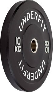 UnderFit Obciążenie olimpijskie bumper Black UNDERFIT 10 kg 2