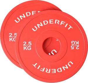 UnderFit Obciążenie olimpijskie bumper Color Mini UNDERFIT 2 x 2,5 kg 1