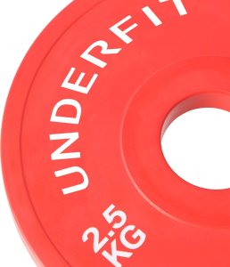 UnderFit Obciążenie olimpijskie bumper Color Mini 2 x 2,5 kg 3