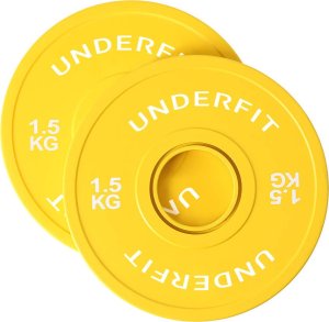 UnderFit Obciążenie olimpijskie bumper Color Mini UNDERFIT 2 x 1,5 kg 1