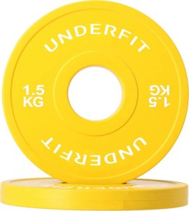 UnderFit Obciążenie olimpijskie bumper Color Mini UNDERFIT 2 x 1,5 kg 2