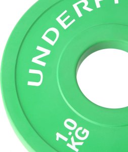 UnderFit Obciążenie olimpijskie bumper Color Mini UNDERFIT 2 x 1 kg 3