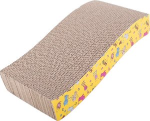 Przyjaciele Drapak tekturowy dla kota poziomy fala kocimiętka Drapak tekturowy dla kota poziomy fala kocimiętka 2