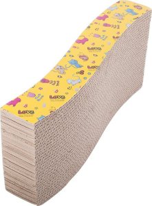 Przyjaciele Drapak tekturowy dla kota poziomy fala kocimiętka Drapak tekturowy dla kota poziomy fala kocimiętka 6