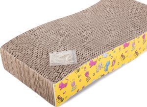 Przyjaciele Drapak tekturowy dla kota poziomy fala kocimiętka Drapak tekturowy dla kota poziomy fala kocimiętka 8