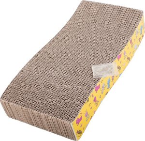 Przyjaciele Drapak tekturowy dla kota poziomy fala kocimiętka Drapak tekturowy dla kota poziomy fala kocimiętka 9