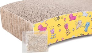 Przyjaciele Drapak tekturowy dla kota poziomy fala kocimiętka Drapak tekturowy dla kota poziomy fala kocimiętka 10