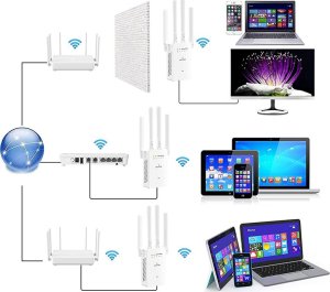 Access Point Verk Mocny wzmacniacz sygnału wifi repeater 300mb/s wps Mocny wzmacniacz sygnału wifi repeater 300mb/s wps 3