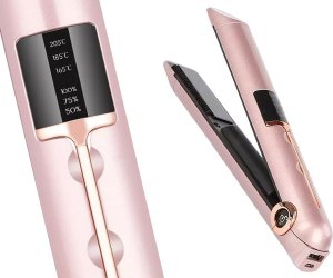 Prostownica Verk Prostownica do włosów ceramiczna lcd 2w1 regulacja Prostownica do włosów ceramiczna lcd 2w1 regulacja 10