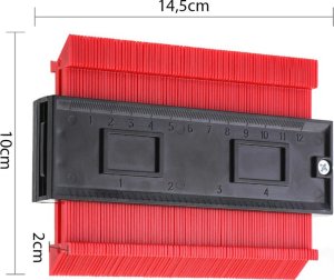 Verk Wzornik szablon przymiar odwzorowywanie kształtów Wzornik szablon przymiar odwzorowywanie kształtów 6