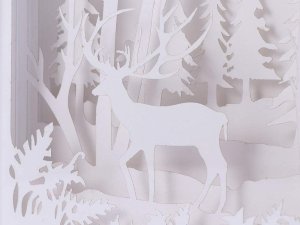 Lampka biurkowa Verk Lampka nocna papierowa wycinanki światło 3d usb Lampka nocna papierowa wycinanki światło 3d usb 2