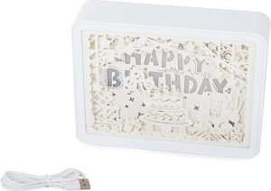 Lampka biurkowa Verk Lampka nocna papierowa wycinanki światło 3d usb Lampka nocna papierowa wycinanki światło 3d usb 5