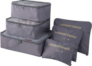 Verk Organizery podróżne do walizki siatki na pranie x6 Organizery podróżne do walizki siatki na pranie x6 6