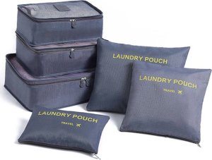 Verk Organizery podróżne do walizki siatki na pranie x6 Organizery podróżne do walizki siatki na pranie x6 7