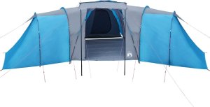 Namiot turystyczny vidaXL Namiot rodzinny, kopułowy, 12-os., niebieski, wodoszczelny 7