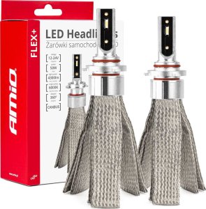 AMiO Żarówki samochodowe led seria flex+ hb4 12v 24v 6000k canbus amio-03665 1