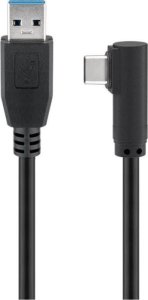 Kabel USB MicroConnect USB-A - USB-C 0.5 m Czarny (USB3.1CA05A) 1