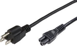 Kabel zasilający MicroConnect Microconnect PE110805 kabel zasilające Czarny 0,5 m Wtyczka zasilająca typu B C5 panel 1