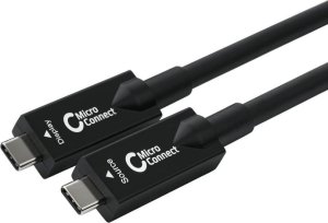 Kabel USB MicroConnect USB-C - USB-C 10 m Czarny (USB3.2CC10OP) 1