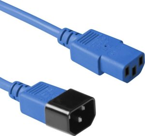 Kabel zasilający MicroConnect Microconnect PE1413B18 kabel zasilające Niebieski 1,8 m C13 panel 1