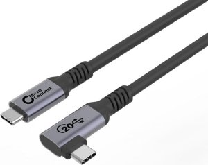 Kabel USB MicroConnect Microconnect USB3.2CC2-A kabel USB 2 m USB 3.2 Gen 2x2 USB C Czarny 1