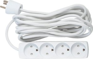 Kabel zasilający MicroConnect Microconnect GRU00450WDK rozgałęziacz 5 m 4 x gniazdo sieciowe Wewnętrzna Biały 1