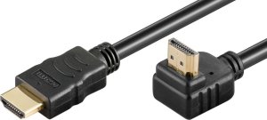 Kabel MicroConnect Microconnect HDM19191V2.0A90 kabel HDMI 1 m HDMI Typu A (Standard) Czarny 1