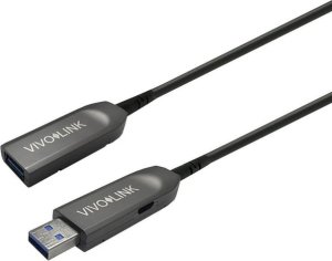 Kabel USB VivoLink USB-A - USB-A 40 m Czarny (PROUSB3AAF40) 1