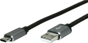 Kabel USB Roline USB-A - USB-C 3 m Czarny (11.02.9029) 1