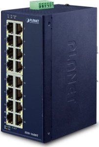 Switch Planet PLANET ISW-1600T łącza sieciowe Nie zarządzany Fast Ethernet (10/100) Niebieski 1