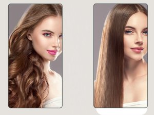 Prostownica Verk Prostownica do włosów lokówka ceramiczna 2w1 twist Prostownica do włosów lokówka ceramiczna 2w1 twist 3