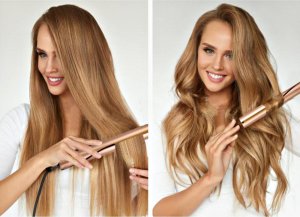 Prostownica Verk Prostownica do włosów lokówka ceramiczna 2w1 twist Prostownica do włosów lokówka ceramiczna 2w1 twist 9