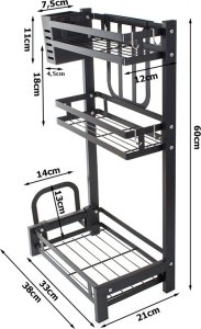 Verk Półka kuchenna organizer kuchenny stojący loft Półka kuchenna organizer kuchenny stojący loft 9