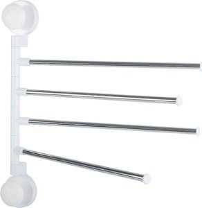 Verk Wieszak na ręczniki łazienkowy obrotowy 4 ramiona Wieszak na ręczniki łazienkowy obrotowy 4 ramiona 7