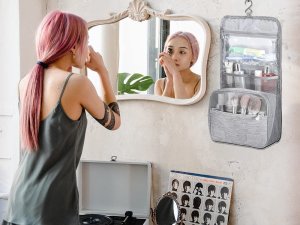 Verk Kosmetyczka podróżna wisząca organizer do łazienki Kosmetyczka podróżna wisząca organizer do łazienki 4