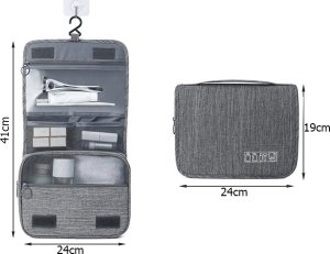 Verk Kosmetyczka podróżna wisząca organizer do łazienki Kosmetyczka podróżna wisząca organizer do łazienki 7