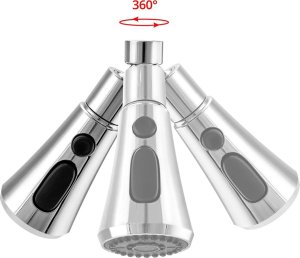 Verk Perlator przedłużacz adapter kuchenny do kranu 3w1 Perlator przedłużacz adapter kuchenny do kranu 3w1 3