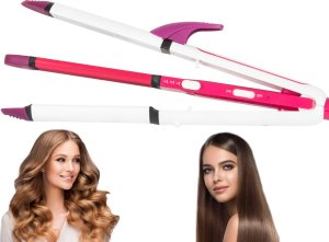 Prostownica Verk Lokówka prostownica karbownica do włosów 3w1 loki Lokówka prostownica karbownica do włosów 3w1 loki 3