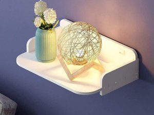 Verk Półka wisząca ścienna na ścianę na książki kwiaty biały mat Półka wisząca ścienna na ścianę na książki kwiaty biały mat 5