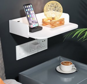 Verk Półka wisząca ścienna na ścianę na książki kwiaty biały mat Półka wisząca ścienna na ścianę na książki kwiaty biały mat 6