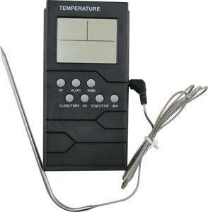 Verk Termometr kuchenny sonda zegar lcd do mięsa Termometr kuchenny sonda zegar lcd do mięsa 11