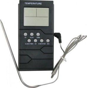 Verk Termometr kuchenny sonda zegar lcd do mięsa Termometr kuchenny sonda zegar lcd do mięsa 2