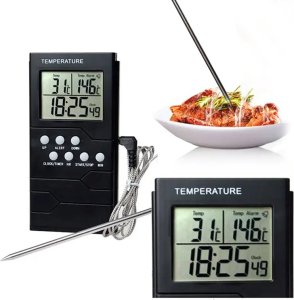 Verk Termometr kuchenny sonda zegar lcd do mięsa Termometr kuchenny sonda zegar lcd do mięsa 3