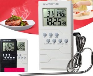 Verk Termometr kuchenny sonda zegar lcd do mięsa Termometr kuchenny sonda zegar lcd do mięsa 6