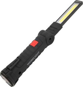 Verk Lampa latarka warsztatowa z magnesem + hak składana do warsztatu usb 5w1 Lampa latarka warsztatowa z magnesem + hak składana do warsztatu usb 5w1 2