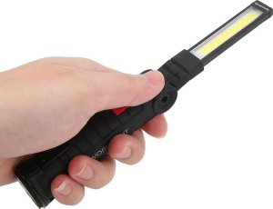 Verk Lampa latarka warsztatowa z magnesem + hak składana do warsztatu usb 5w1 Lampa latarka warsztatowa z magnesem + hak składana do warsztatu usb 5w1 4