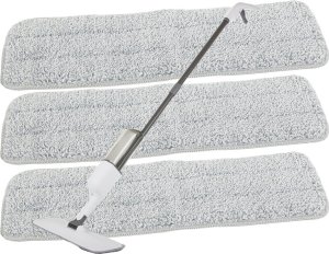 Mop Verk Mop płaski ze spryskiwaczem obrotowy solidny spray 3x zapasowe wkłady Mop płaski ze spryskiwaczem obrotowy solidny spray 3x zapasowe wkłady 8