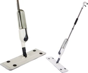 Mop Verk Mop płaski ze spryskiwaczem obrotowy solidny spray 3x wkłady mikrofibra Mop płaski ze spryskiwaczem obrotowy solidny spray 3x wkłady mikrofibra 2