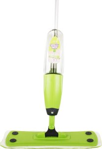 Mop Verk Mop płaski ze spryskiwaczem obrotowy solidny spray zestaw 3 wkłady wymienne Mop płaski ze spryskiwaczem obrotowy solidny spray zestaw 3 wkłady wymienne 8