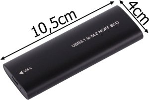Adapter AV Verk Obudowa adapter dysku kieszeń m.2 sata ngff usb 3.1 usb typ-c 2230-2280mm Obudowa adapter dysku kieszeń m.2 sata ngff usb 3.1 usb typ-c 2230-2280mm 4